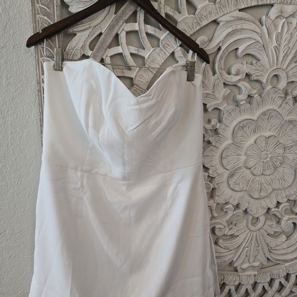 Lilly Pulitzer Kylo Strapless Skirted Romper in Resort White NWT - Size 14 - Picture 12 of 14